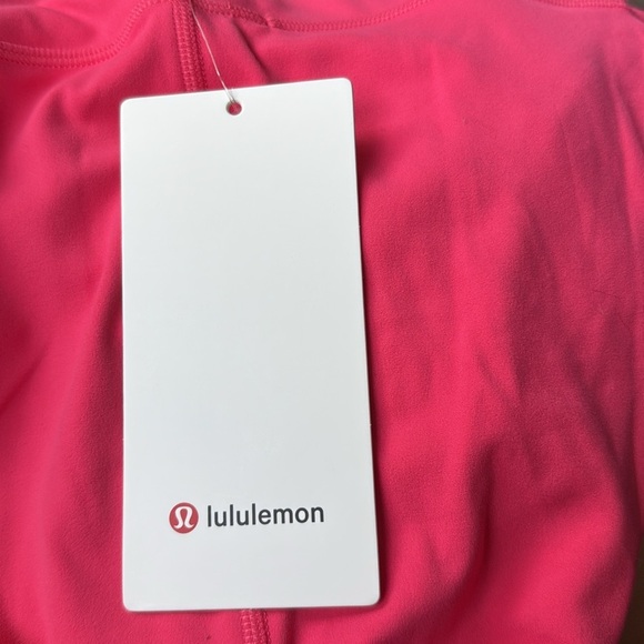 Lululemon Lipgloss Pink Align Crop 17” High Rise Buttery Soft Leggings Sz 6 NWT - Picture 7 of 7